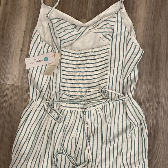 NWT Skies are Blue Stripped Jumpsuit - Picture 4 of 5
